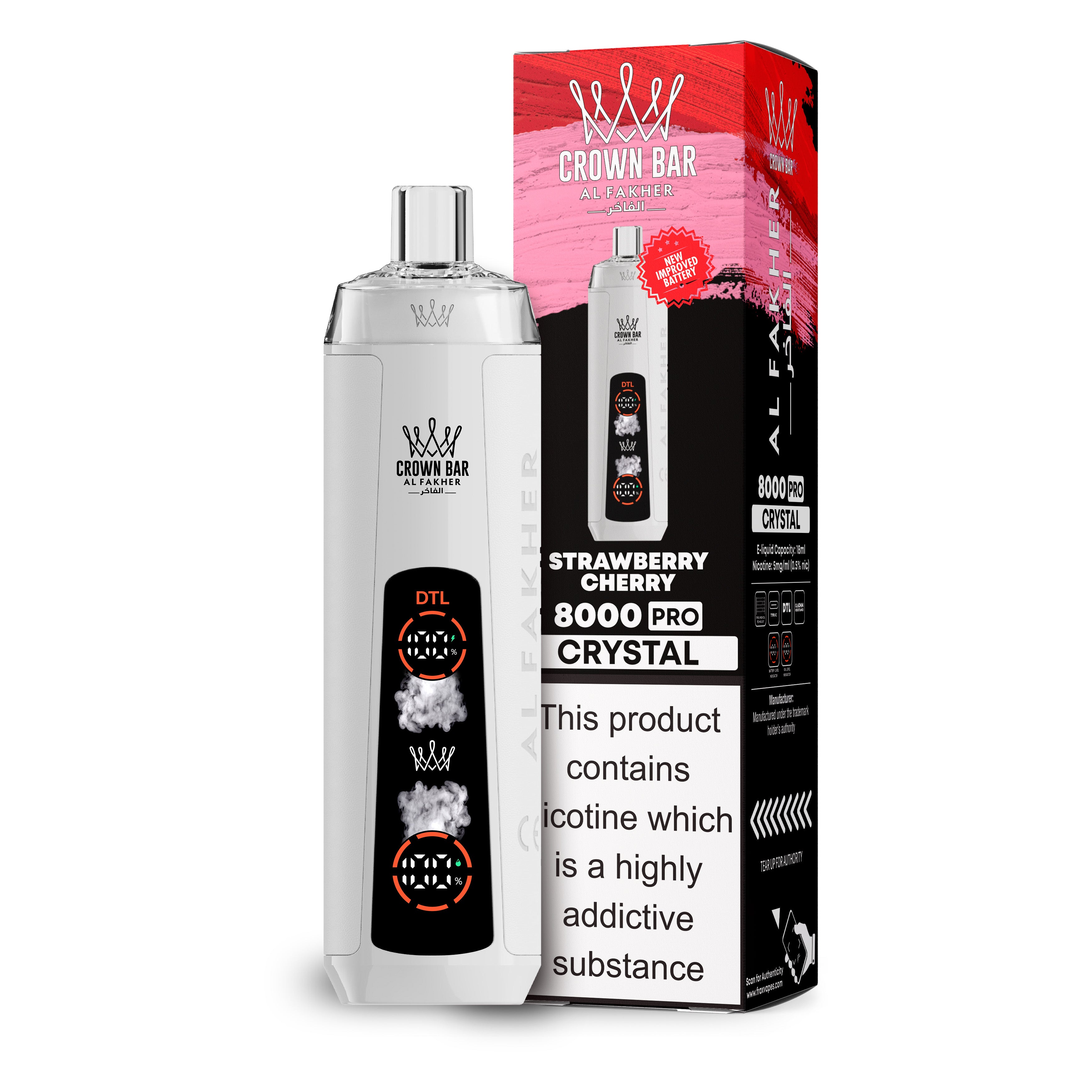 Al Fakher 8000 – Strawberry Cherry