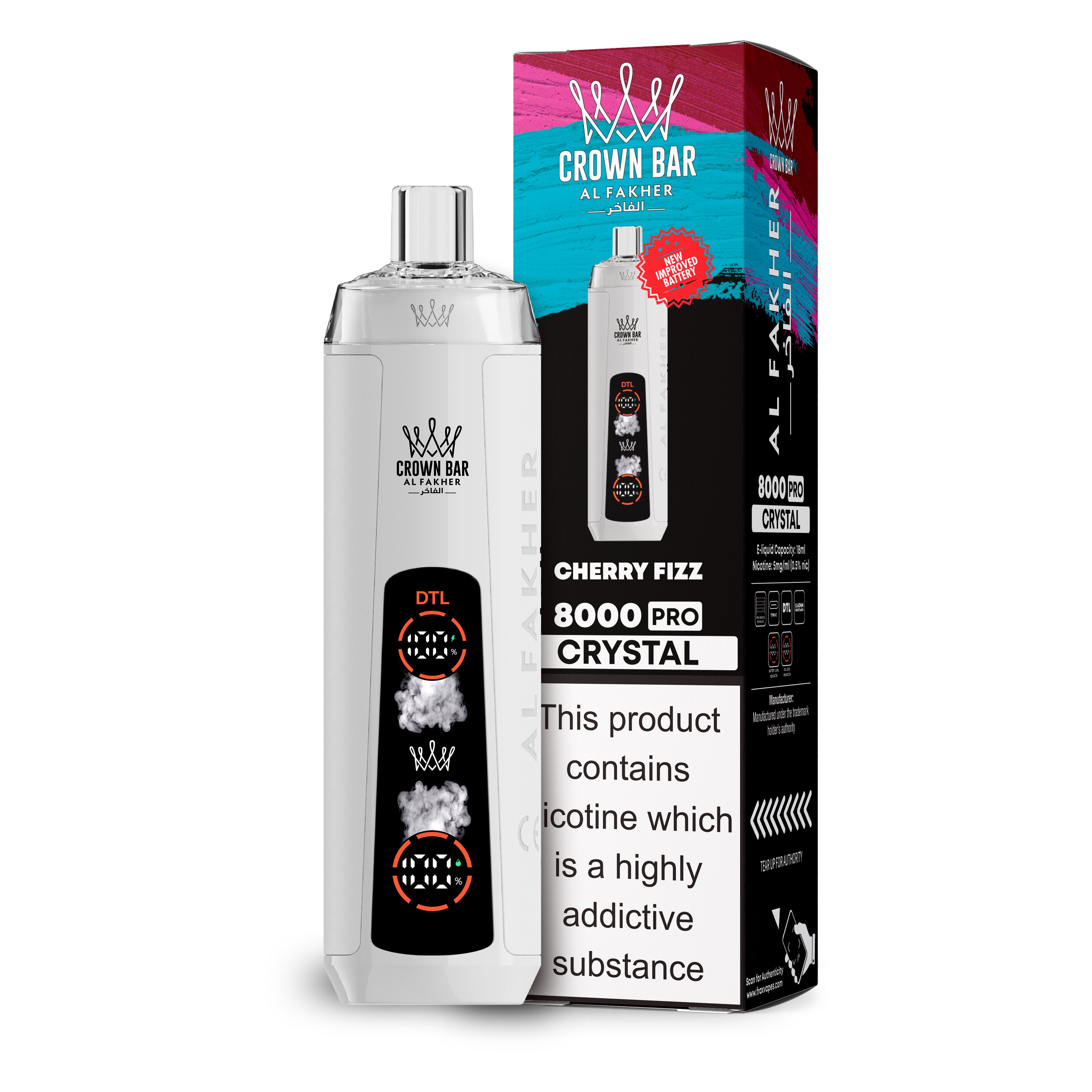 Al Fakher 8000 – Cherry Fizz