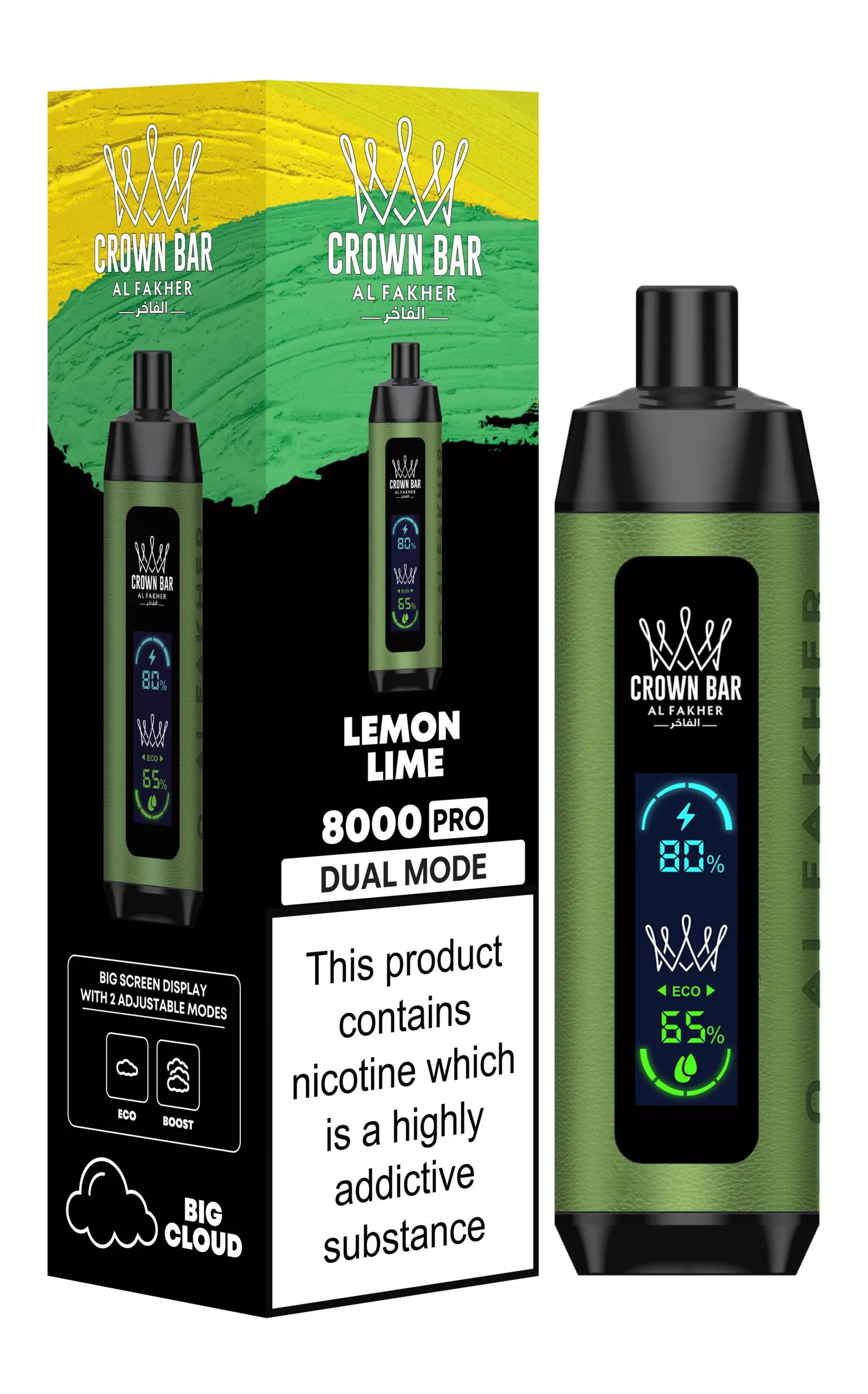 Al Fakher 8000 Lemon Lime