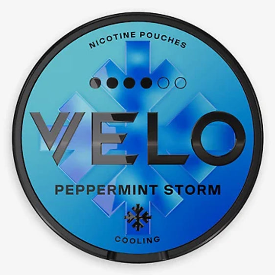 VELO Peppermint Storm Nicotine Pouches (Single Can) 10.9mg