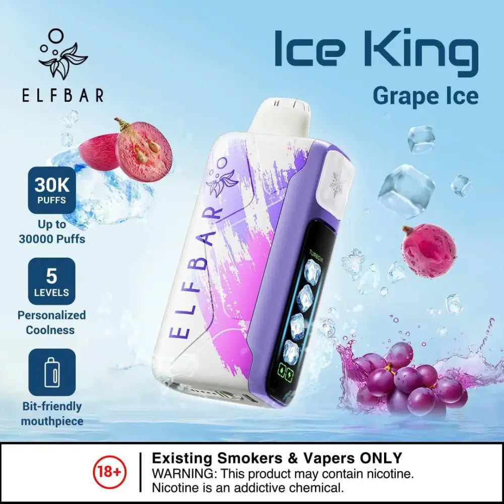 Elf Bar ICE KING – Grape Ice