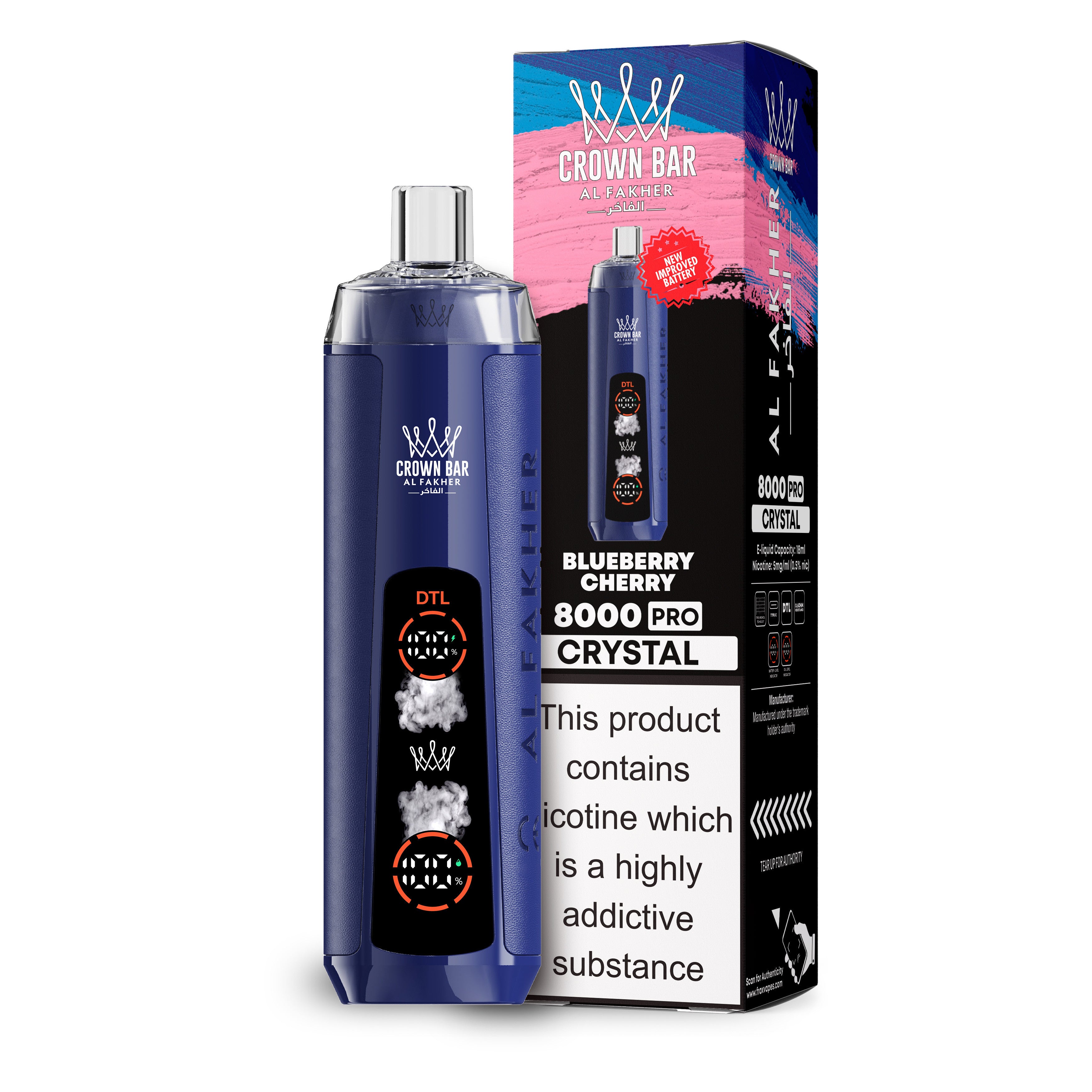 Al Fakher 8000 – Blueberry Cherry